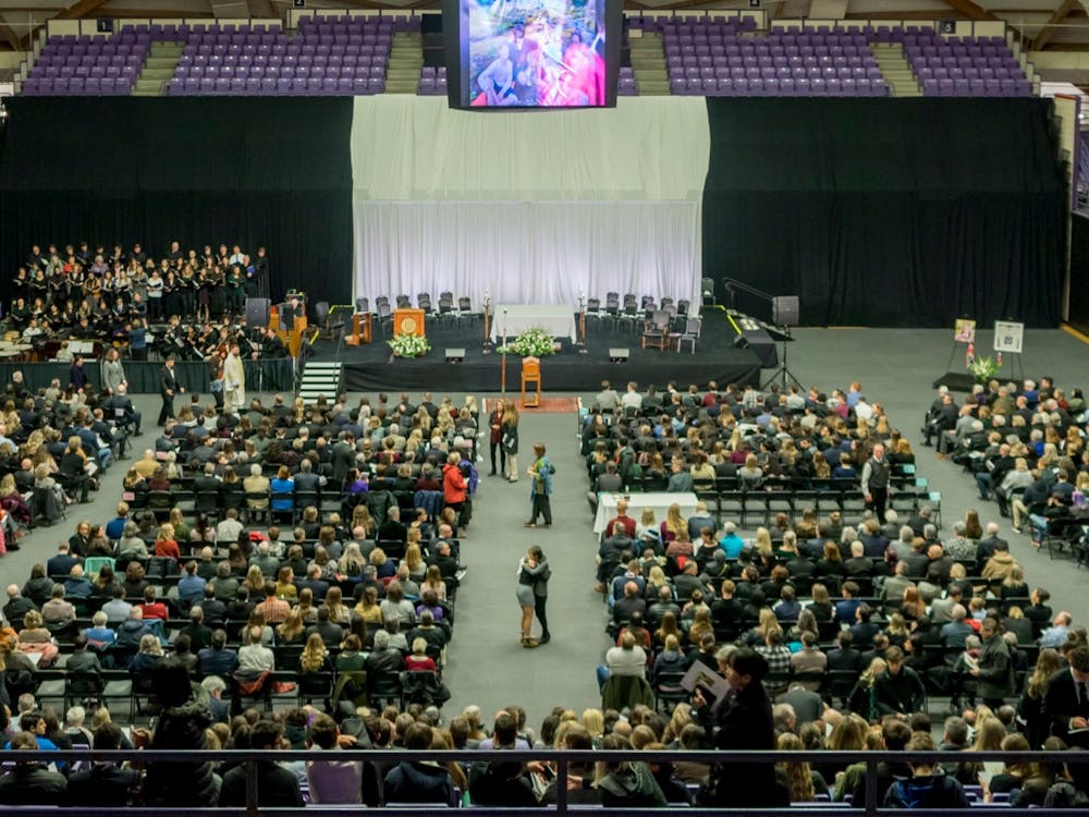 1,832 family, friends, students and community members joined together at the funeral of Owen Klinger. 