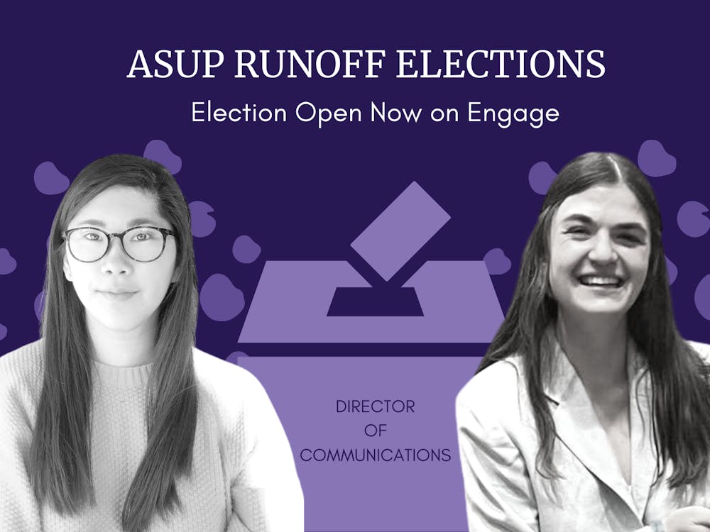 ASUP director of communications run-off election is open from now until March 31 at 4:00 p.m.Canva by Brie Haro.