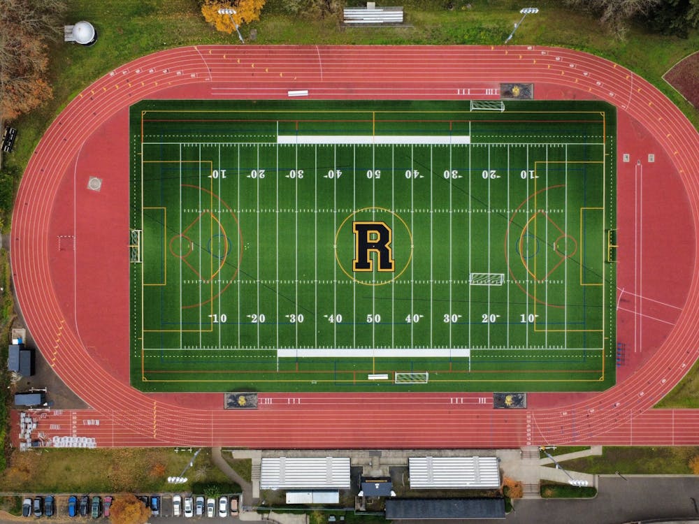 The track at Roosevelt High School where UP cross country and track and field teams frequently practice.