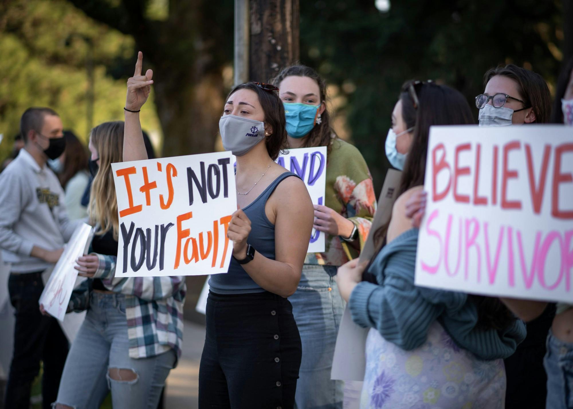 Student Demonstration Shows Support For Sexual Assault Survivors - The ...