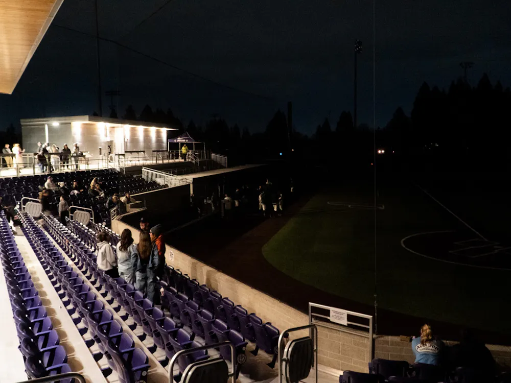 At the time of the outage, Pilots baseball was playing Northwestern at home on Joe Etzel Field when the game was delayed in the bottom of the eighth inning.
