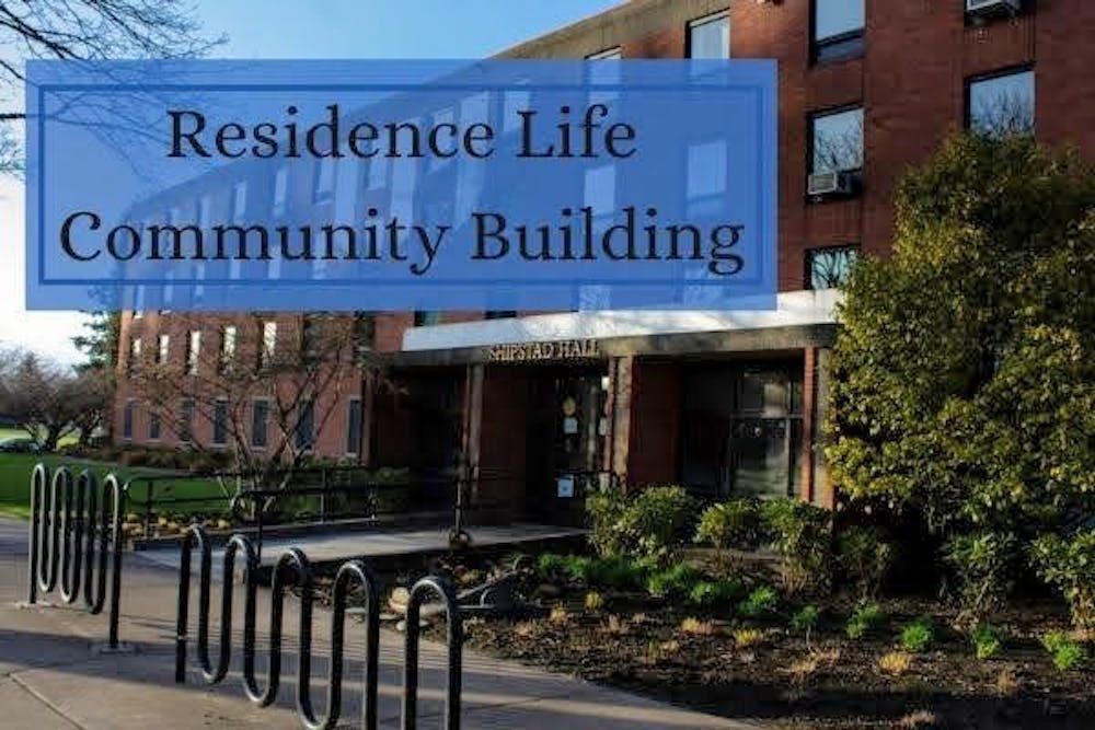 With COVID safety concerns limiting community building activities, residence halls at UP are getting creative with fun dorm events. Canva by Emma Sells.