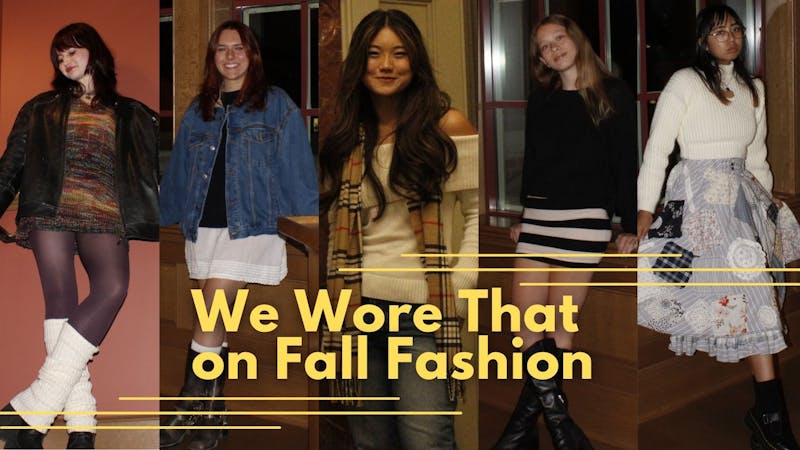 We Wore That brings fall fashion back to campus