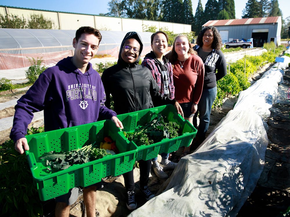 Students pictured at the North Portland Civil Rights immersion with Mudbone Grown. Photo courtesy of Adam Guggenheim