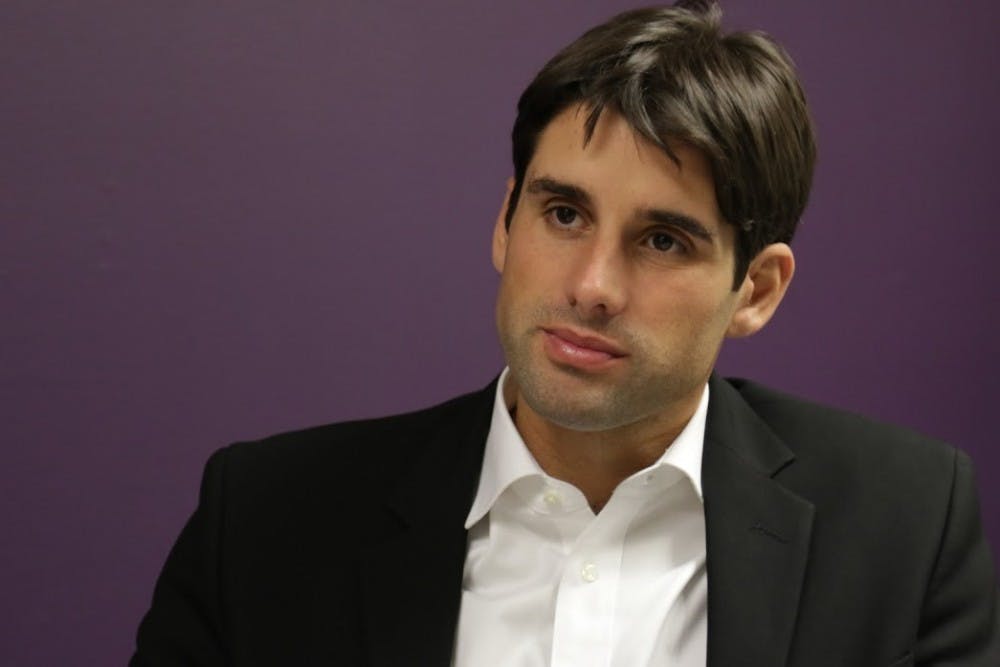  Photo by Parker Shoaff | The University of Portland athletic department announced that Nick Carlin-Voigt will replace Bill Irwin as the head coach of the men's soccer team.