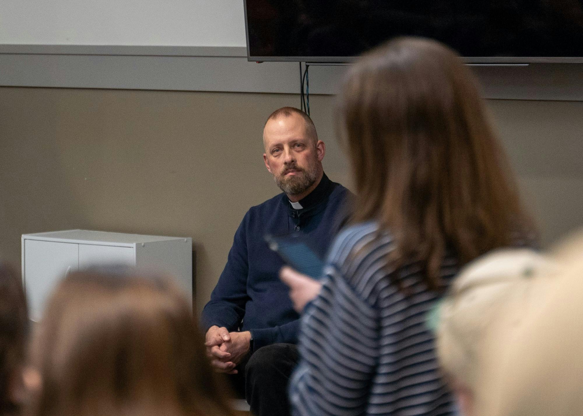 Fr. Dan Parrish announced in an email to Lund residents that he would be moving out of the hall through at least graduation.
