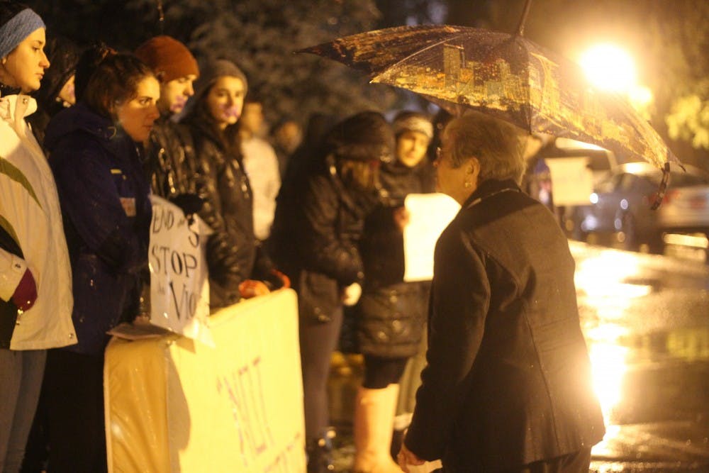 Students protested against the school's dealings with&nbsp;sexual assault at a donor event in December. They now have a chance to voice their opinions in a formal setting.