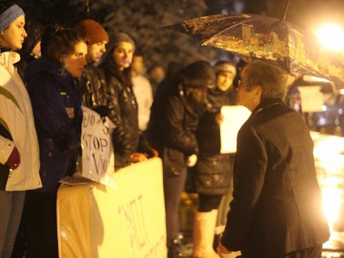 Students protested against the school's dealings with&nbsp;sexual assault at a donor event in December. They now have a chance to voice their opinions in a formal setting.