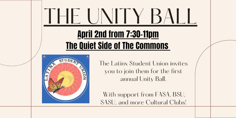 The Unity ball aims to connect different cultures on campus by showcasing foods, professional performances and dances from various traditions around the world. Canva by 