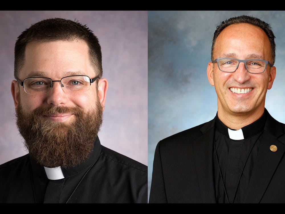 Photos courtesy of Fr. James Gallagher, C.S.C. (left) and Fr. John Donato, C.S.C. (right).