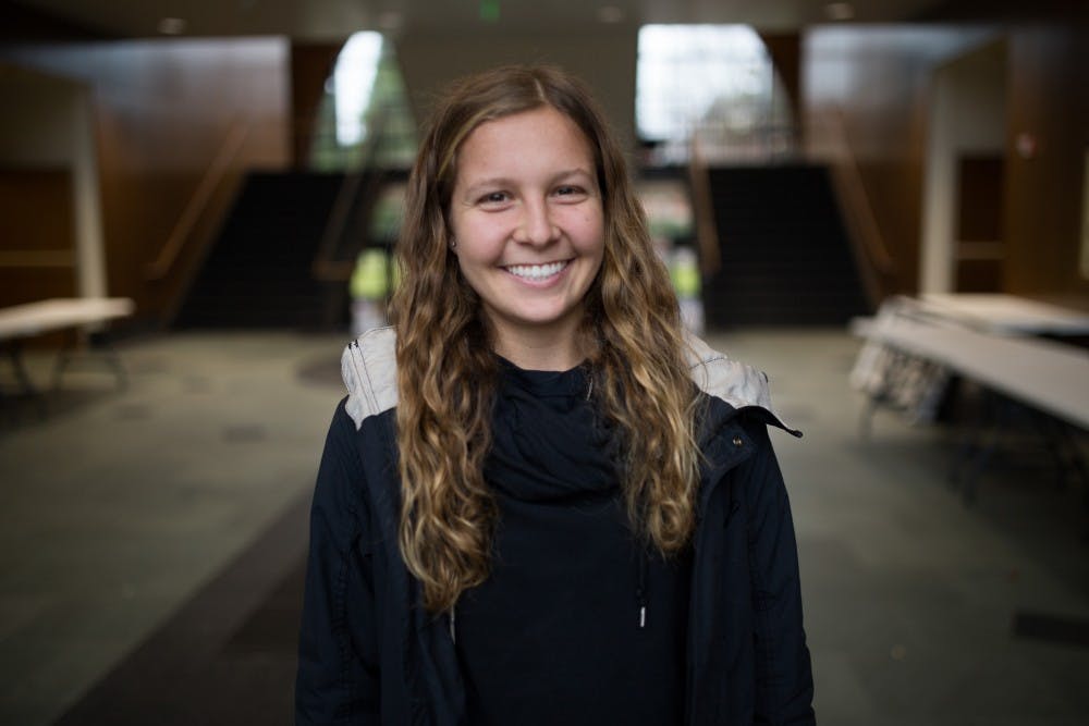 Track & Field junior distance runner Lauren LaRocco holds the school record in the 3k and 10k events. 