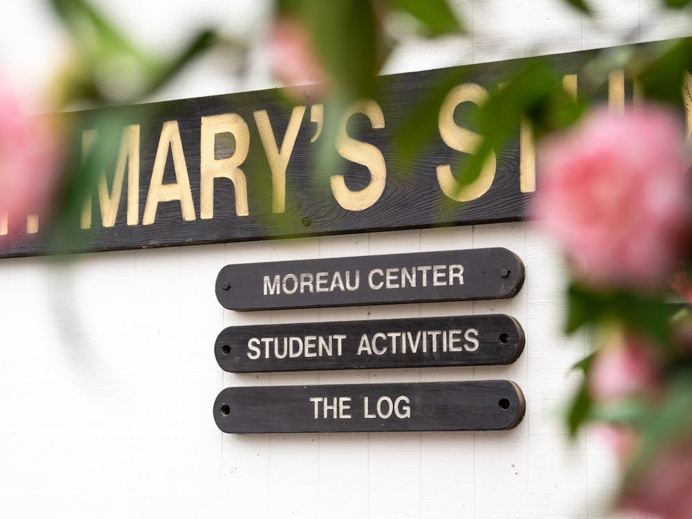 The Moreau Center for Service and Justice is tucked away in the corner of St. Mary's Student Center.