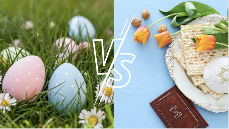 This is the main difference between Easter and Passover celebrations.Canva by Haviland Stewart