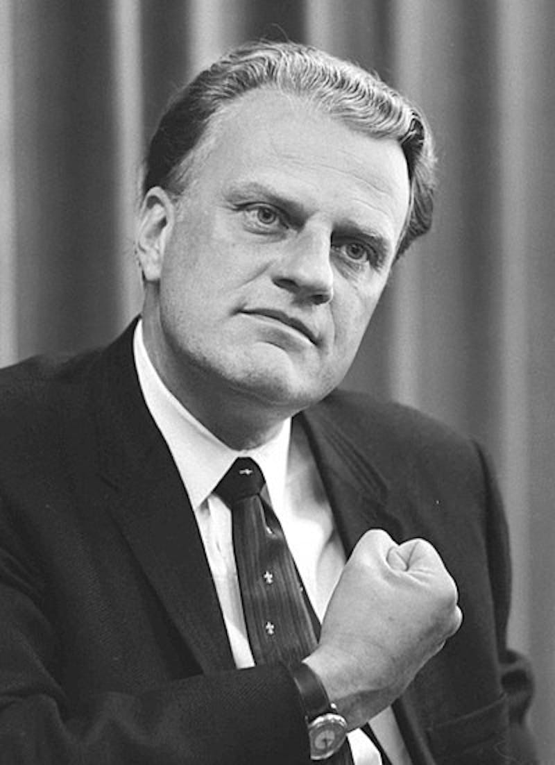 photo of Billy Graham from Wikimedia commons. 