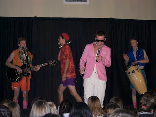 A group of students cover&nbsp;Macklemore's&nbsp;"And We Danced" at a Villa Man Auction in 2012.