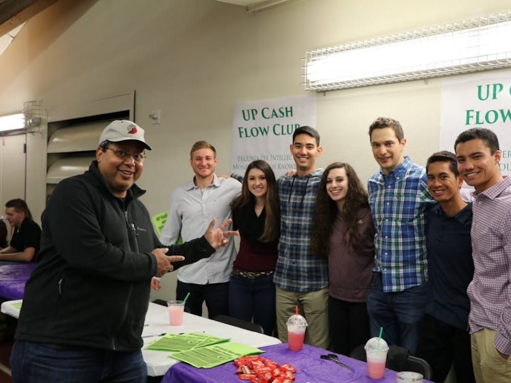 Members of UP's Cash Flow Club aim to start a "movement" on campus of students invested in learning about personal finance.