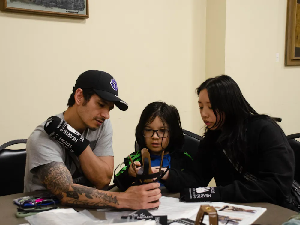The “Helping Hands” event brought together students, staff, faculty and community members to build prosthetic hands for people around the world.