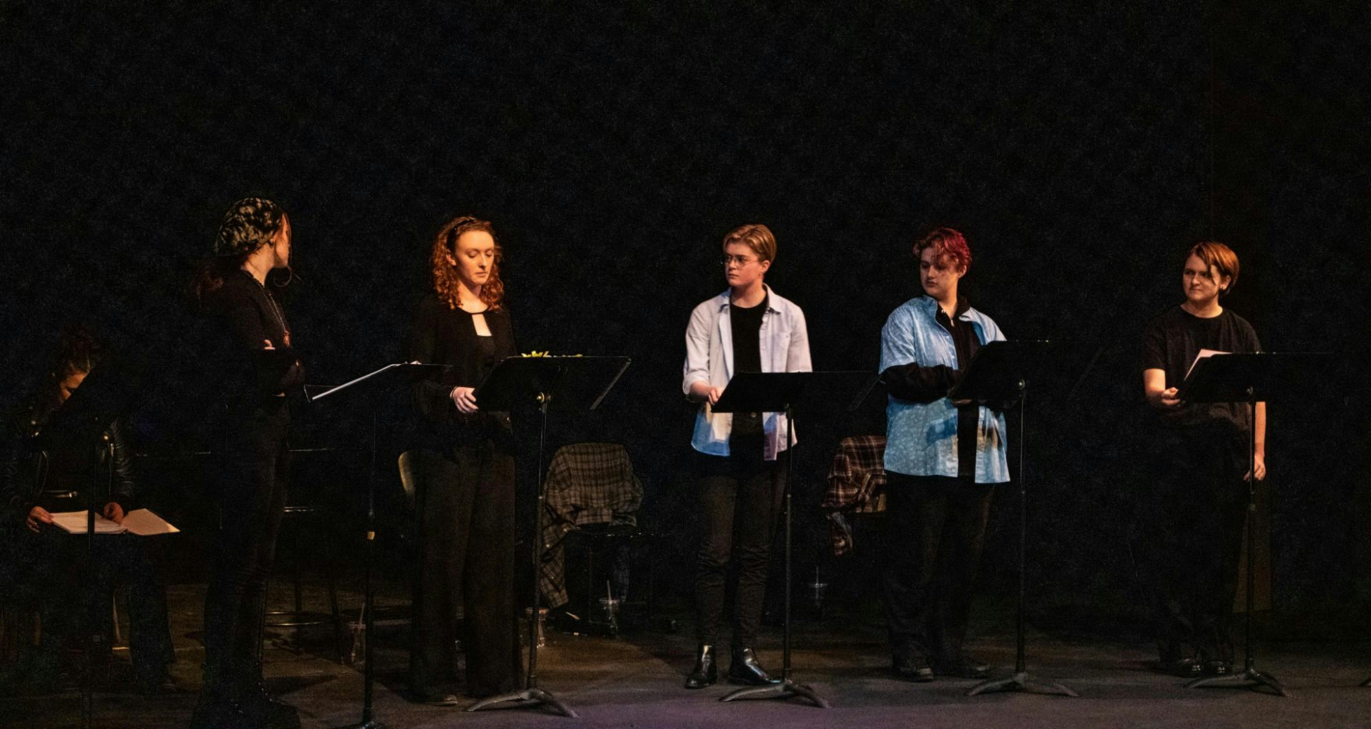 "How Can I Keep From Singing" was written as a new play commission for the University of Portland. Photo courtesy of UP Theater.