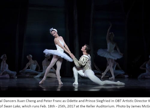 Photo by James McGrew via Oregon Ballet Theater&nbsp;