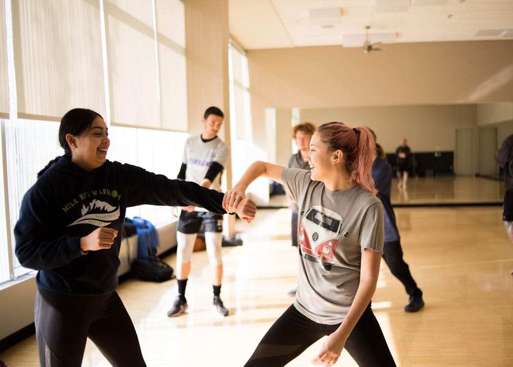 Elena Kaoni described the ebb and flow of Taekwondo as a &quot;dance&quot;. 