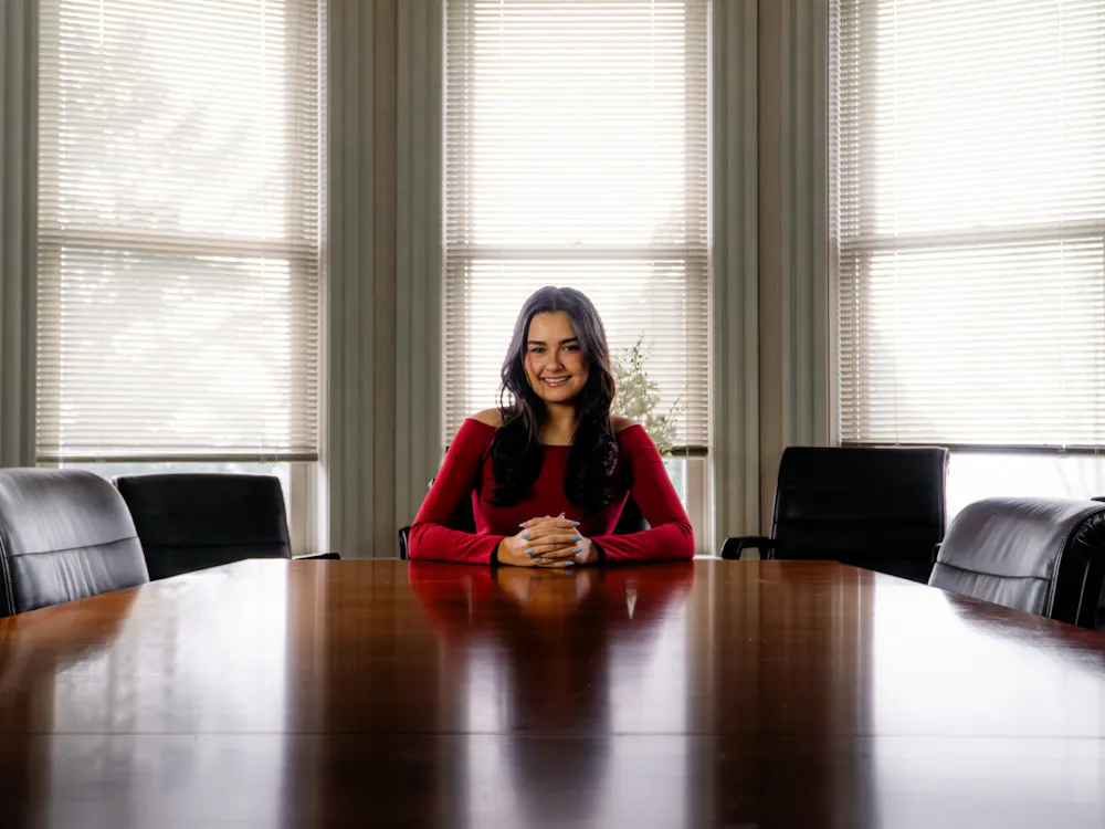 News and Managing Editor Kalena O'Connell poses for a photo. She has been selected as the 2026-27 editor-in-chief for The Beacon.