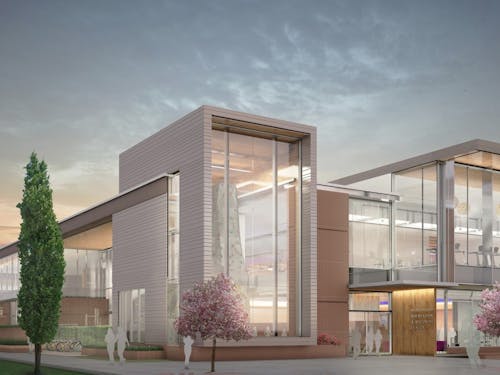 The new recreation center will be about triple the size of Howard Hall.Photo courtesy of UP Marketing