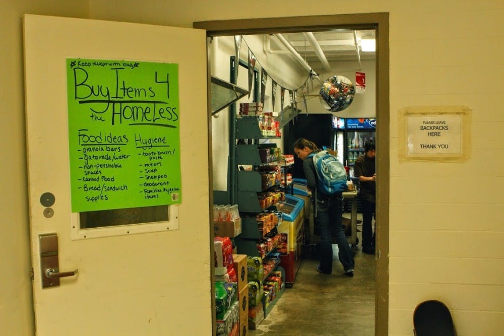  Mack's Market is one place students can purchase food to put in the sack lunches.Photo by Spencer Young