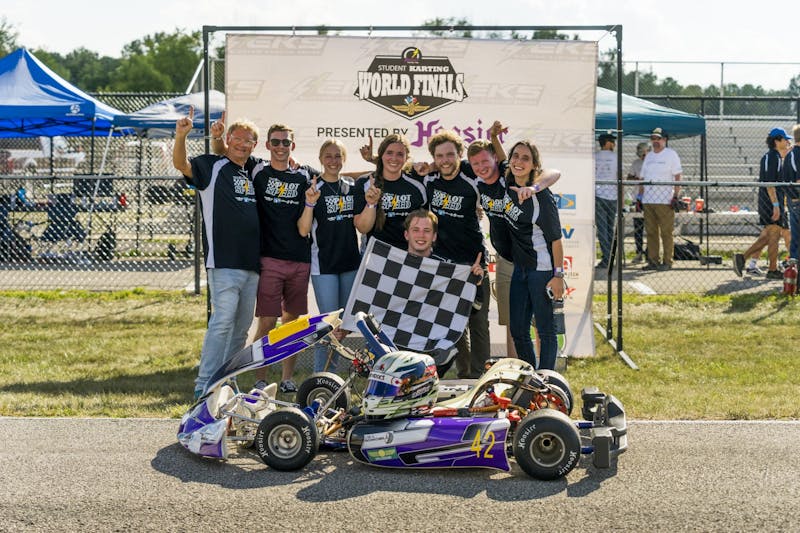 UP’s Electric Vehicles club’s electric go-kart came in first at the 2021 Electric Vehicle Grand Prix. 