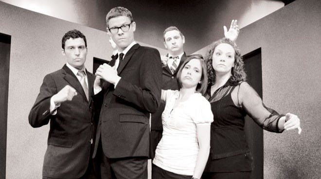 (L-R): Mark Raterman, Ross Bryant, Tim Robinson, Megan Wilkins, Dana Quercioli.