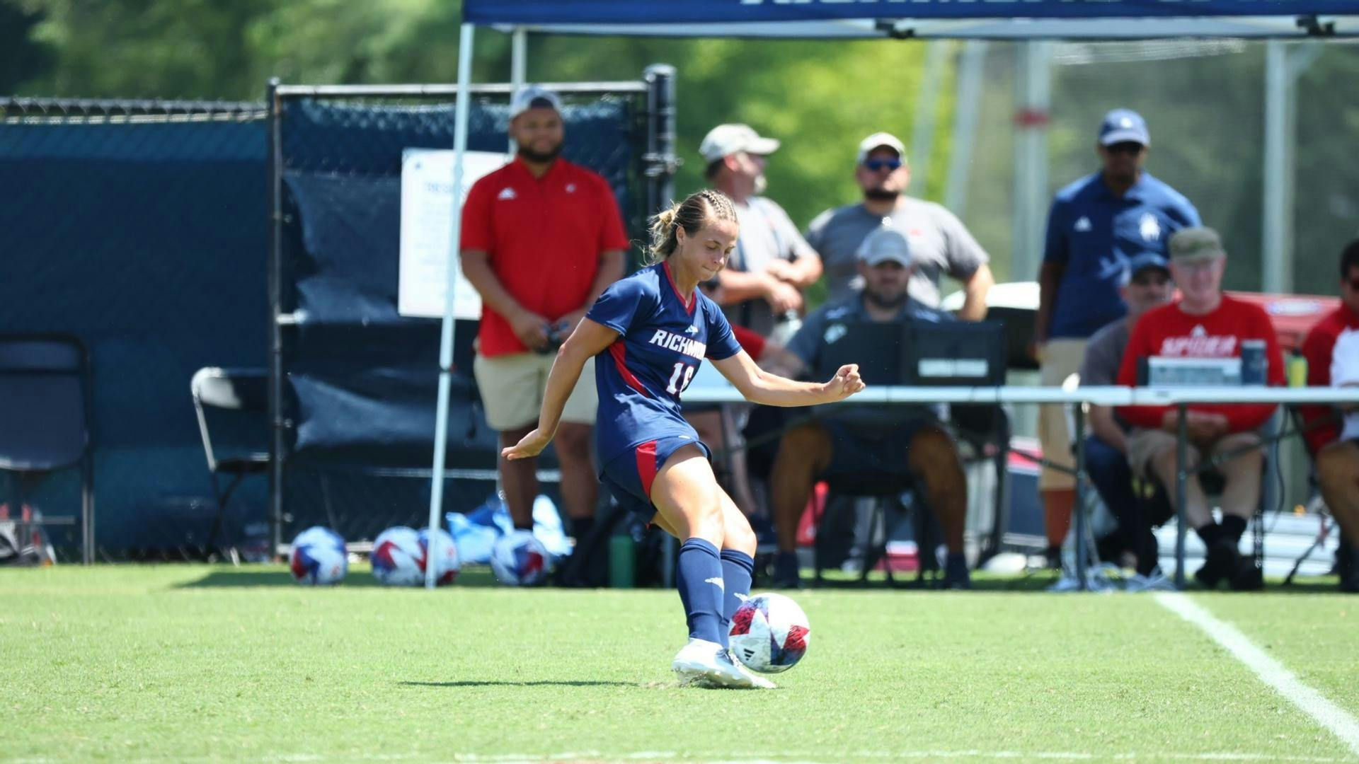 &nbsp;Spider takes charge and end the match with a 0-0 tie at home. Photo courtesy of Richmond Athletics.&nbsp;
