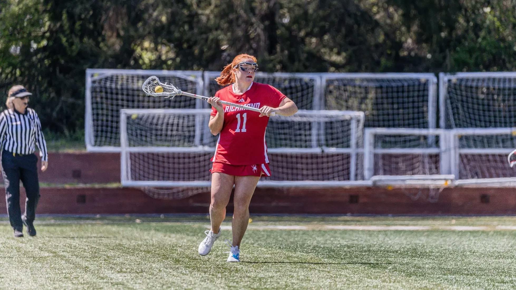 Senior attacker Colleen Quinn. Courtesy of Richmond Athletics
