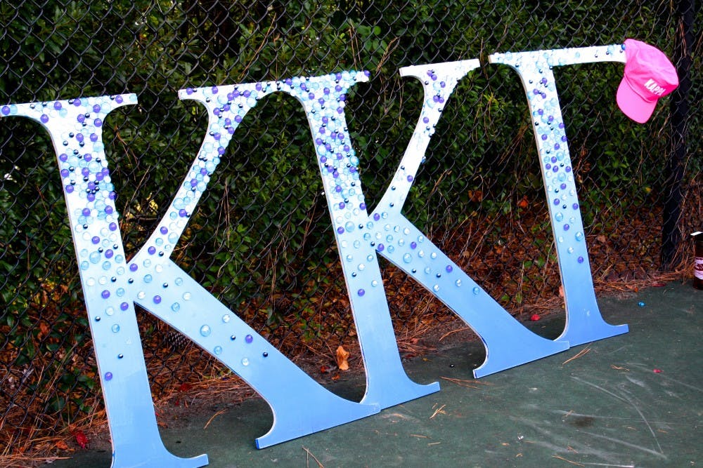 Photos from Kappa Kappa Gamma's 'Kappa Kourtside' doubles tennis tournament. Photos by Taylor Katzovitz