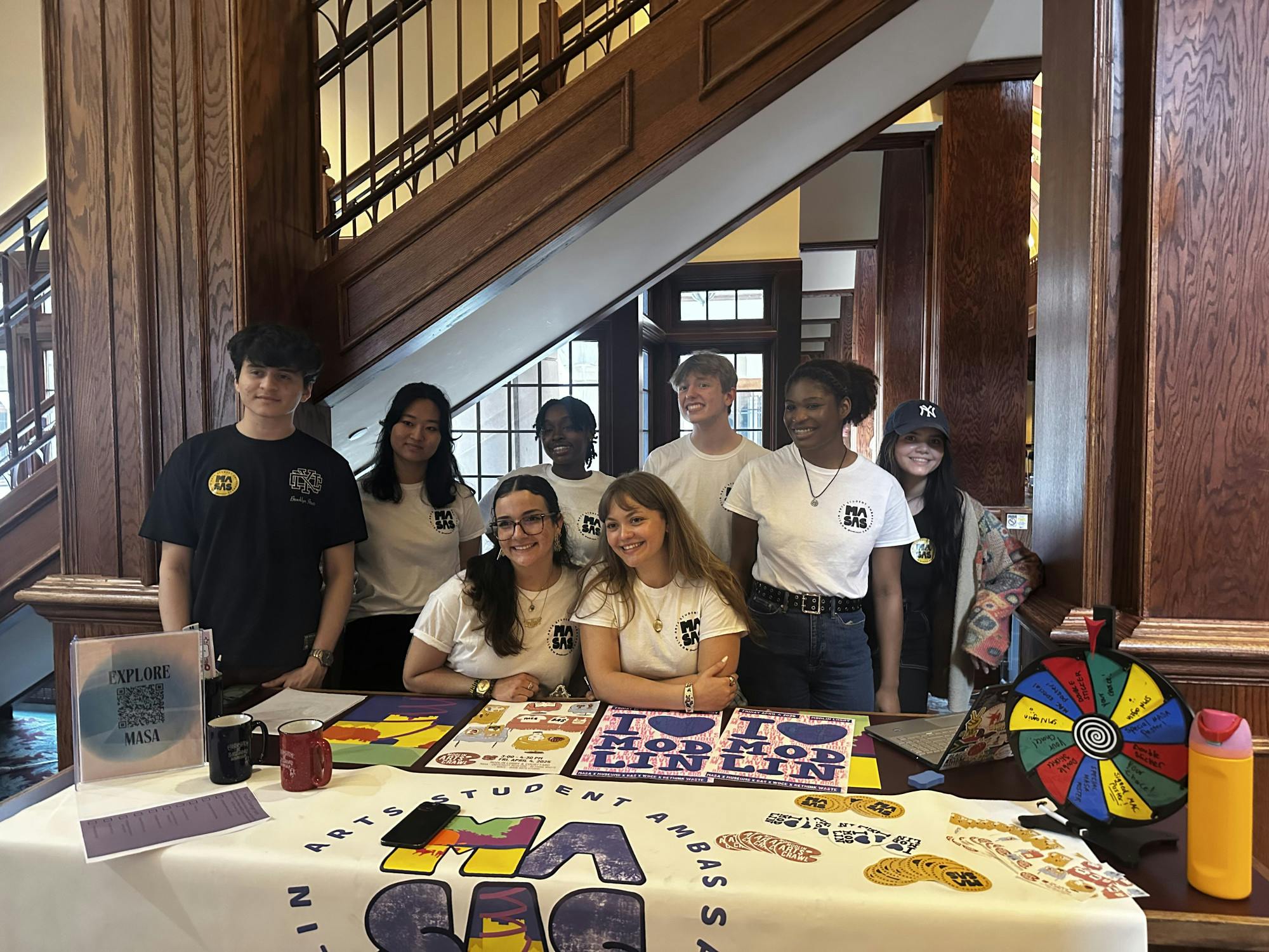 Modlin Masas table at Modlin Arts Crawl.