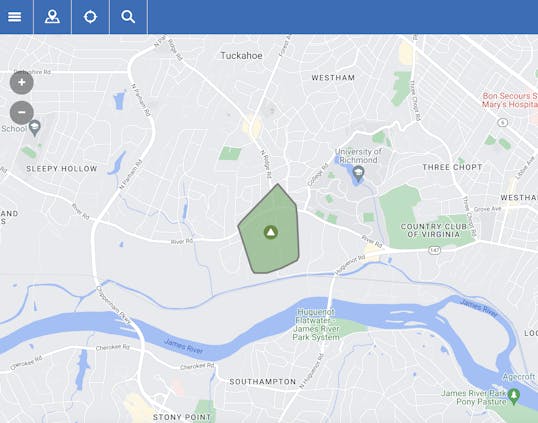 Dominion Energy power outage map on Jan. 26 at 12:03 p.m.&nbsp;