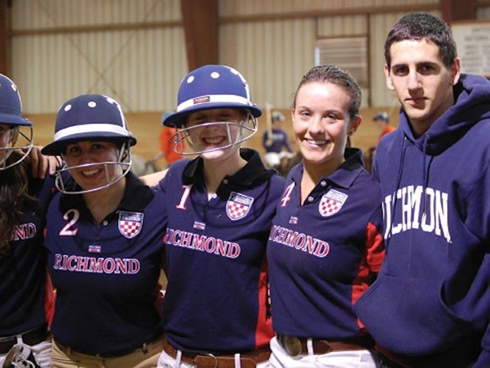 (L-R) Carlo Villa, '12; Bailey Smith, '11; Claire Ziegler, '11; Brittany Kneidinger, '12; Stephanie Toth, '09; Van Nall, '11