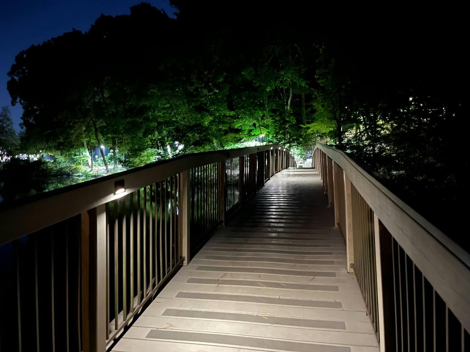 Photo of University of Richmond bridge and Westhampton side of campus on Oct. 10.&nbsp;