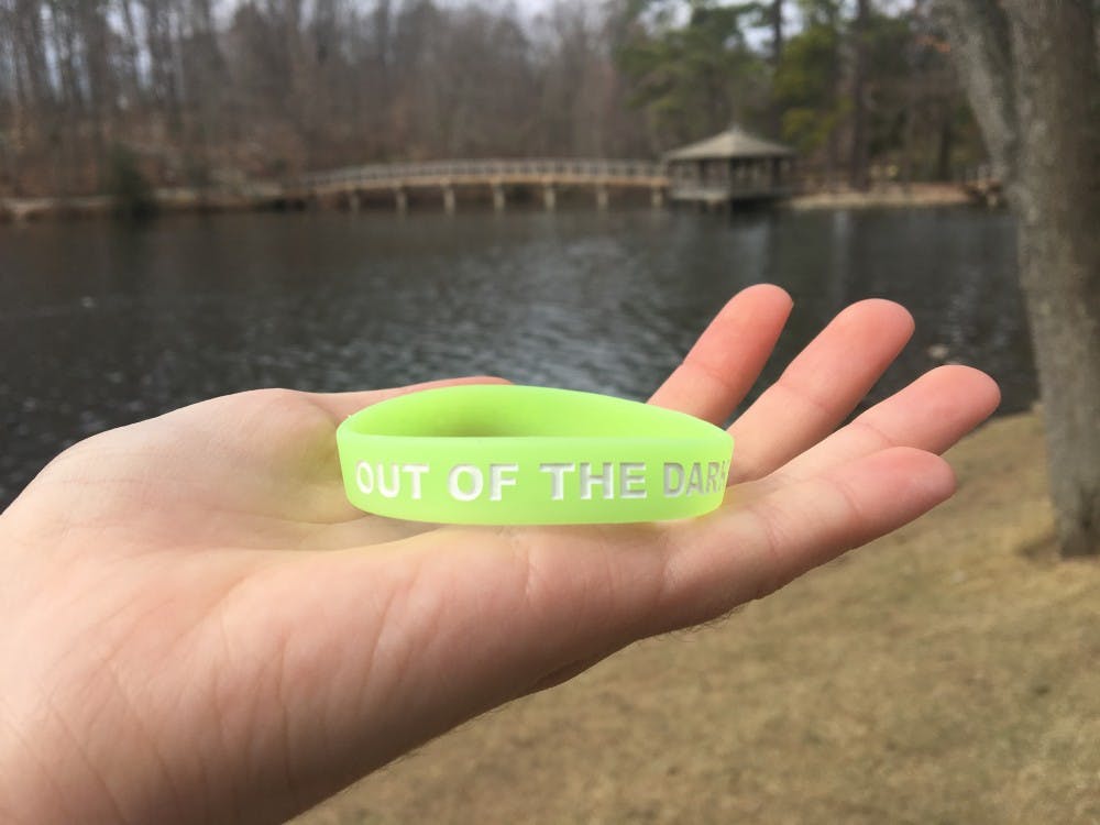 The wristbands&nbsp;designed and&nbsp;sold by Lambda Chi Alpha to raise money for the&nbsp;Bon Secours St. Mary’s hospital.