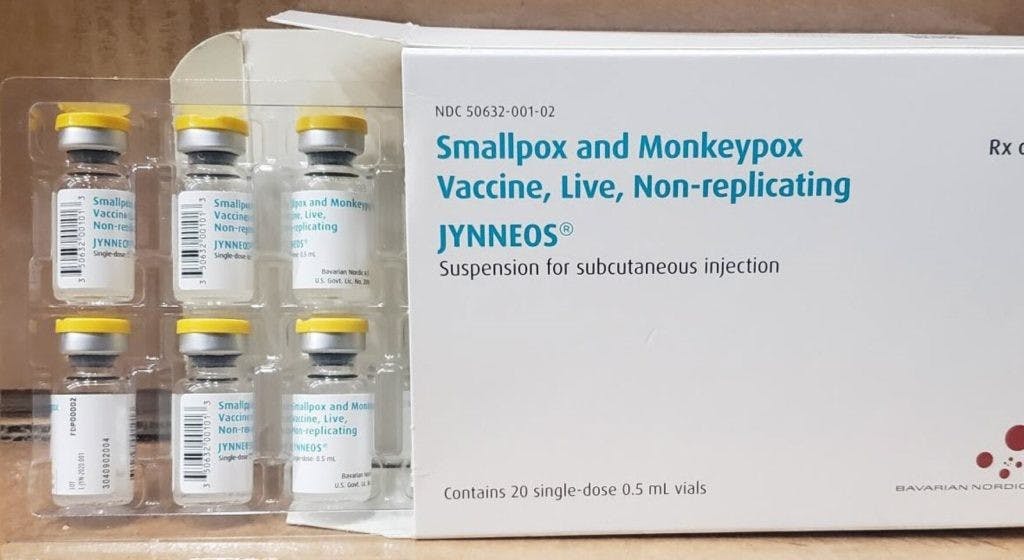 Of the two vaccines available in the United States, Virginia is currently supplying the JYNNEOS vaccine for those at risk. Image courtesy of the U.S. Department of Health and Human Services.
