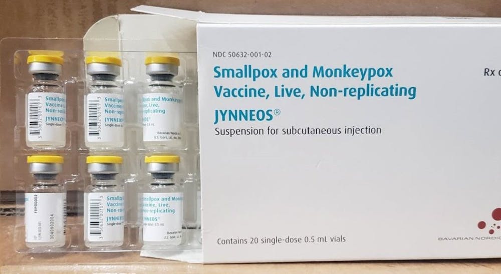 <p>Of the two vaccines available in the United States, Virginia is currently supplying the JYNNEOS vaccine for those at risk. Image courtesy of the U.S. Department of Health and Human Services.</p>