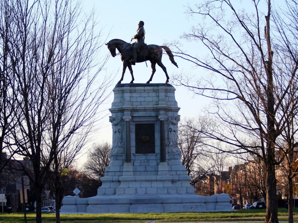 The Robert E. Lee Memorial, located on Richmond's Monument Avenue.&nbsp;