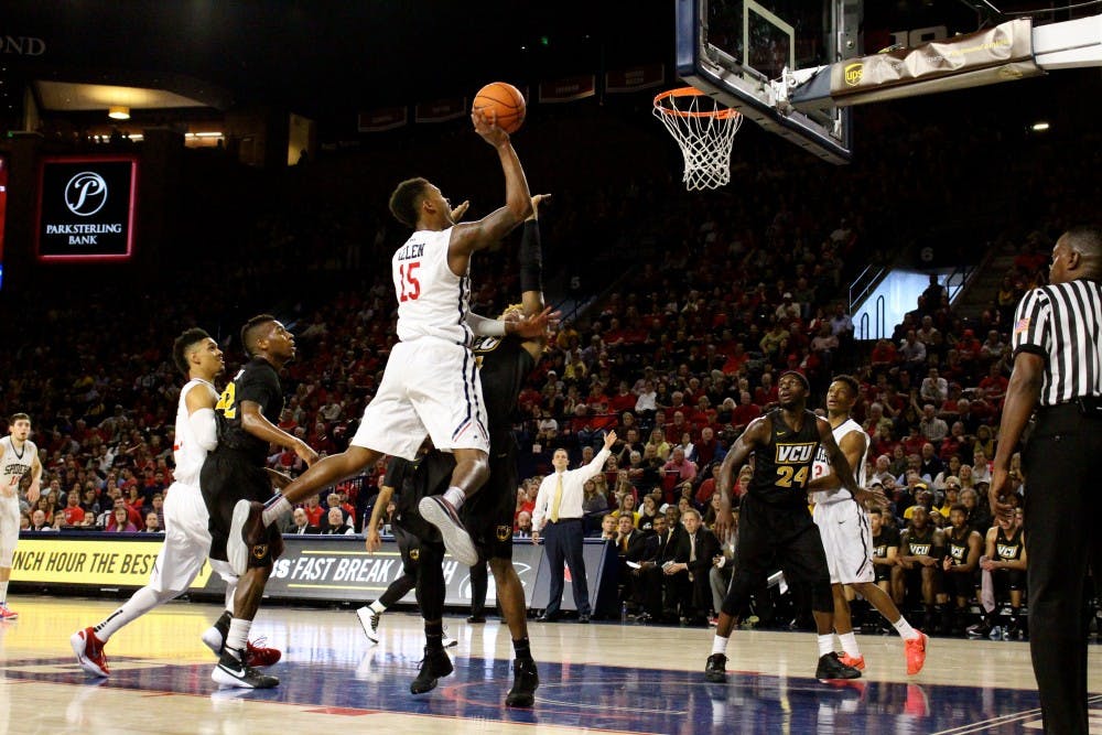 <p>Terry Allen finished with 18 points and eight rebounds in Richmond's overtime loss to VCU.</p>