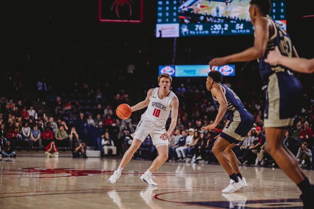 <p>The Richmond Spiders beat George Washington University 76-54 in front of a sold-out crowd on Saturday, Feb. 1, 2020. <em>Photo courtesy of Richmond Athletics</em></p>