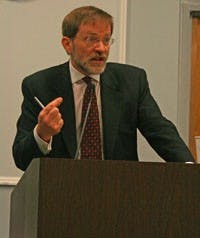 Rev. John Rankin discusses his pro-life views in a debate about the issue of abortion.