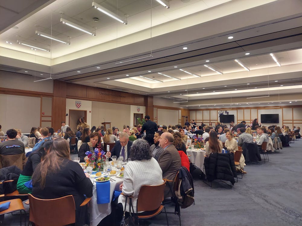 University of Richmond seniors gathered to celebrate four years with their roommates on Tuesday, Nov. 11. 