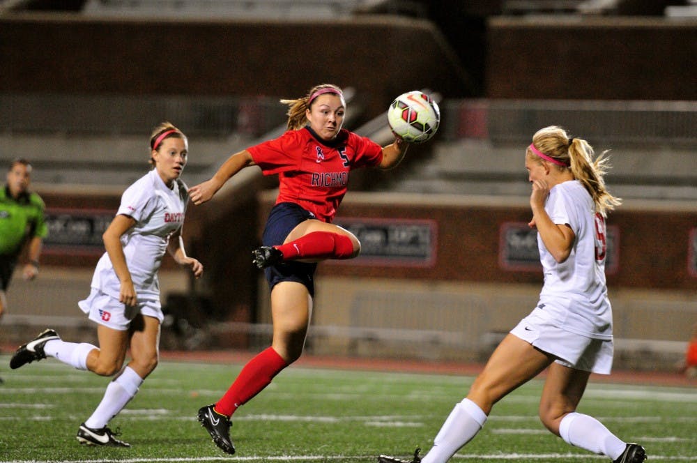 <p>Junior Meaghan Carrigan, a captain for Richmond soccer,&nbsp;is now recovering from her second torn ACL in three seasons. All photos courtesy of Cindy Carrigan.&nbsp;</p>