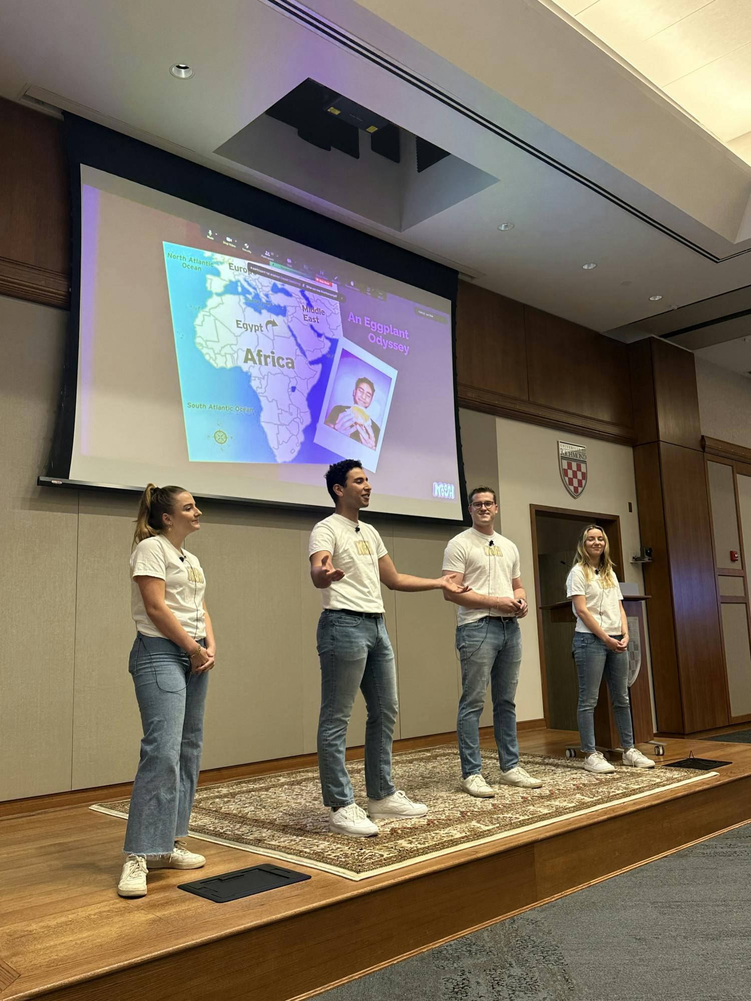 Noosh presents their project on Nov. 15. Photo courtesy of Somiah Lattimore.&nbsp;