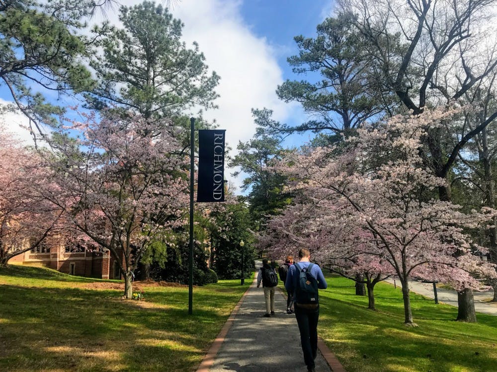 A glimpse of the University of Richmond campus.&nbsp;