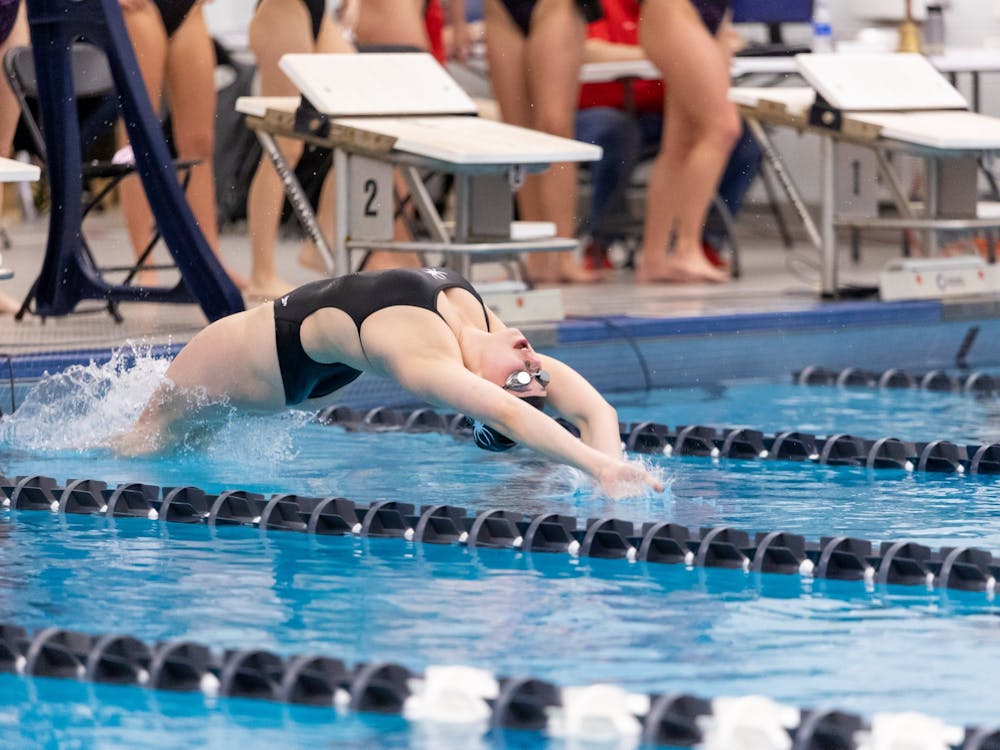 The University of Richmond's swim and dive team competed against James Madison University on January 28th.