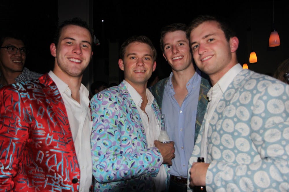 Rob Costanzo, Pat Giampietro, Andrew Kimball and&nbsp;Nick Lawler (from left)&nbsp;in Element Threads jackets.