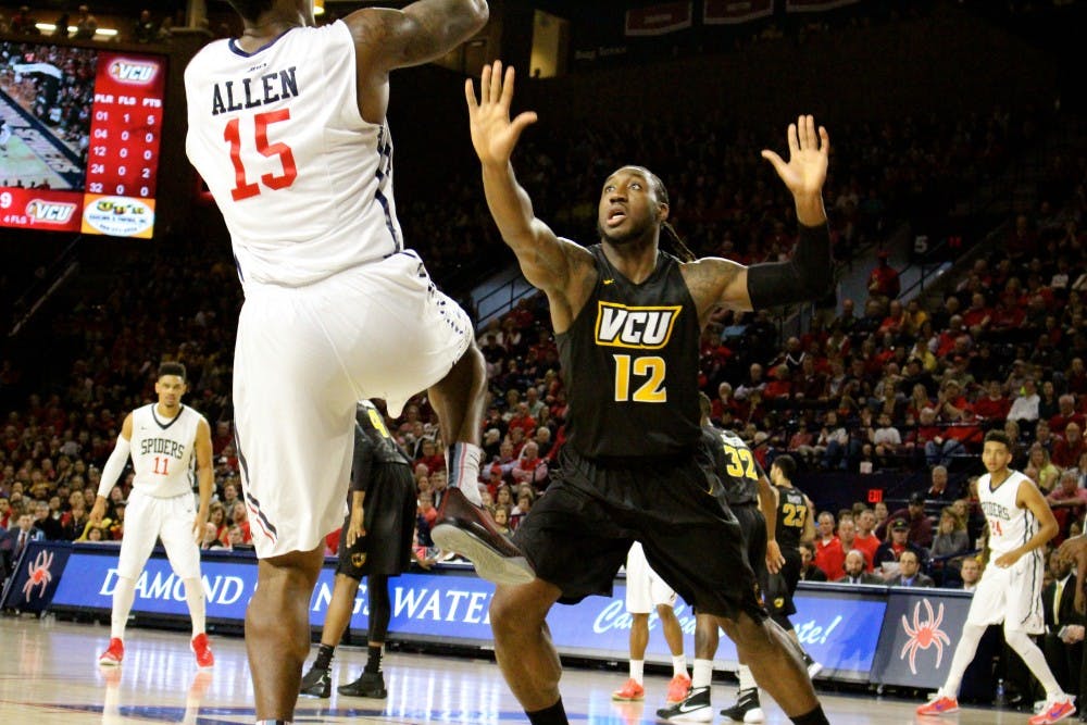 VCU beats Richmond in overtime after a tight contest. Photos by Rayna Mohrmann.